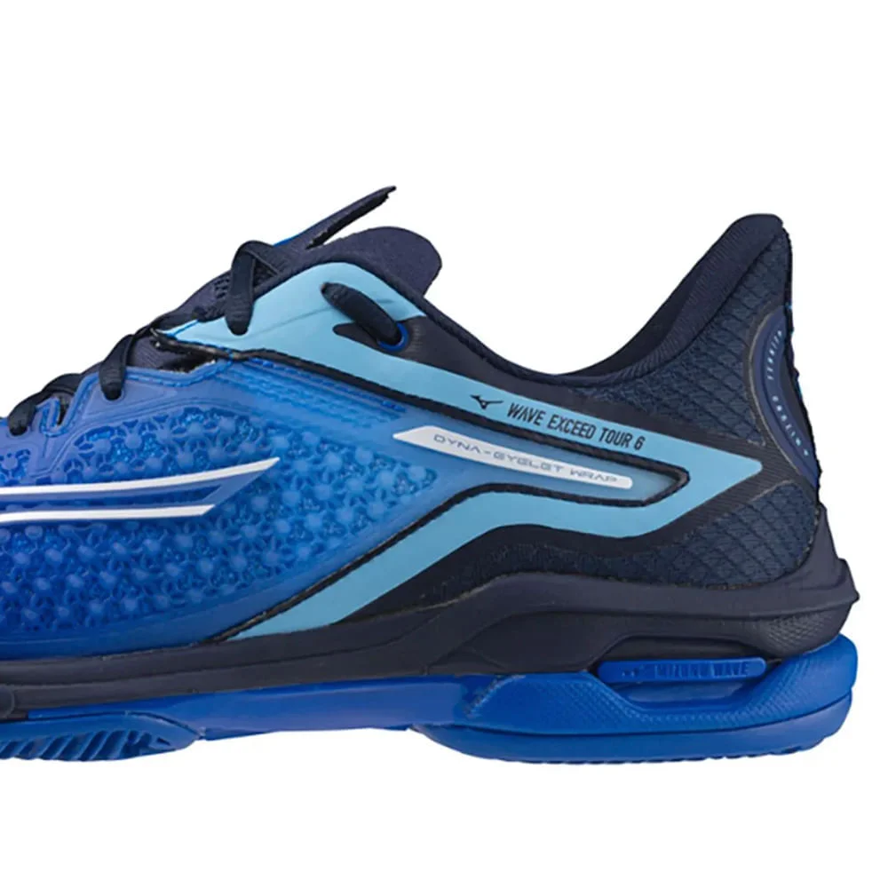 Tênis Masculino Mizuno Wave Exceed Tour 6 Esporte Tênis Azul Azul 5