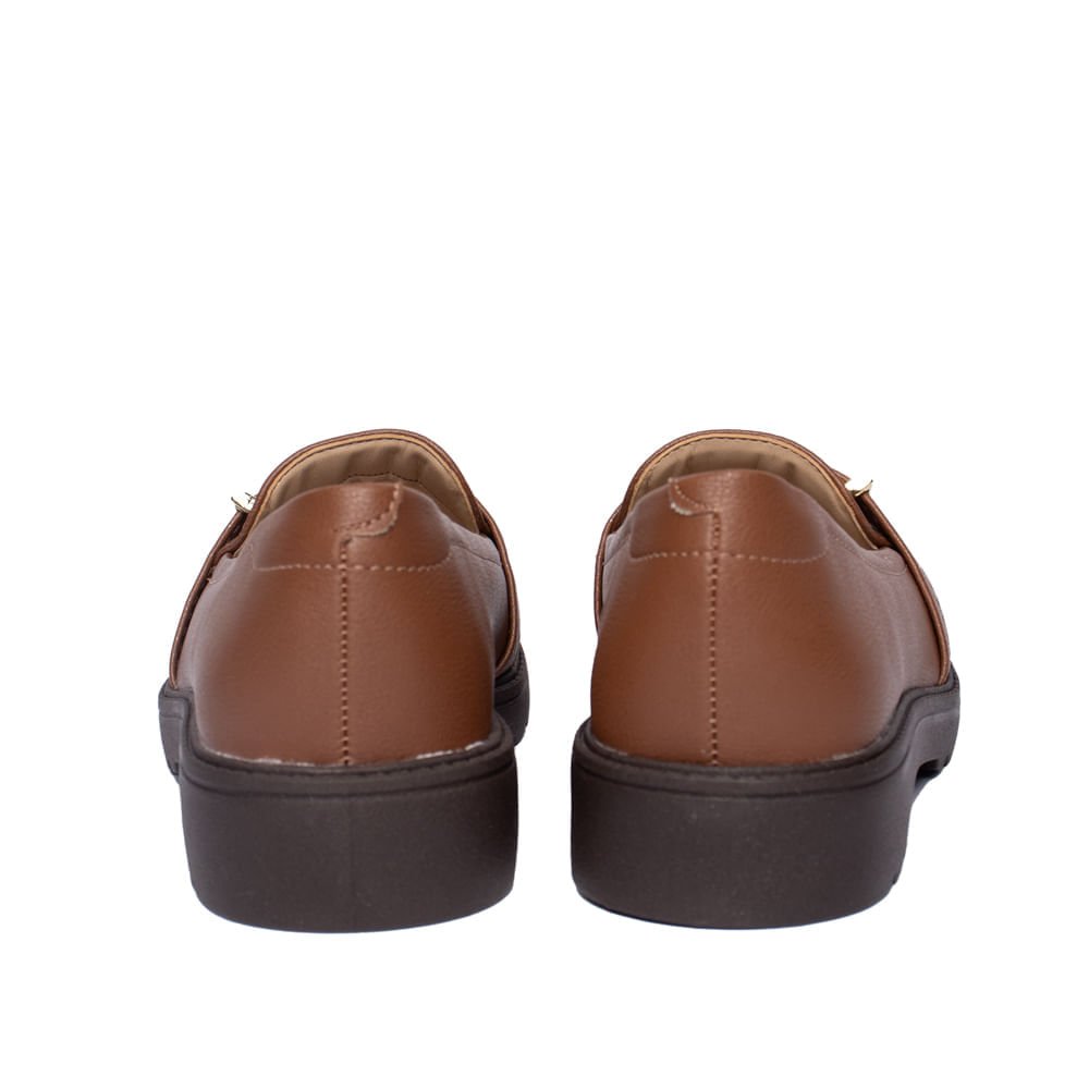 Sapato Mocassim Feminino Modare Napa Floather com Fivela Avelã Avelã 3