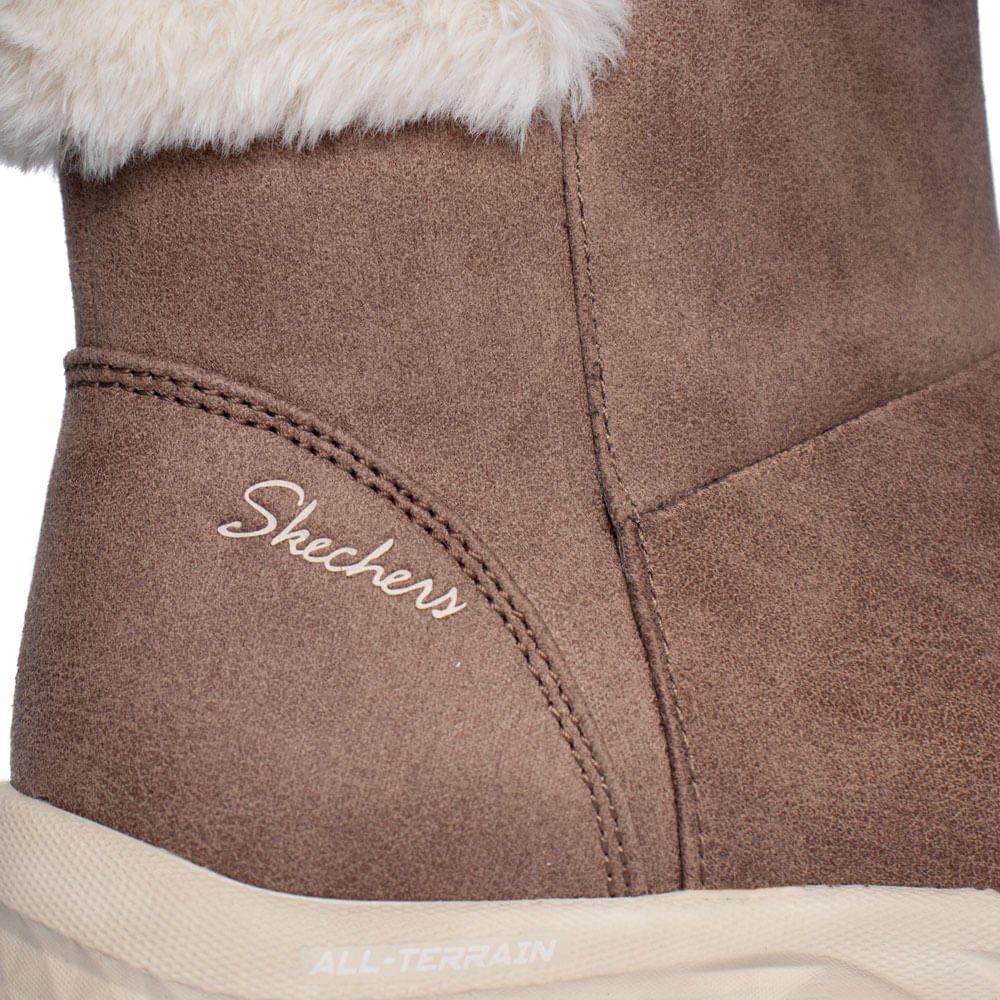 Bota Feminina Skechers Apeluciada Escape Plan Marrom Marrom 5