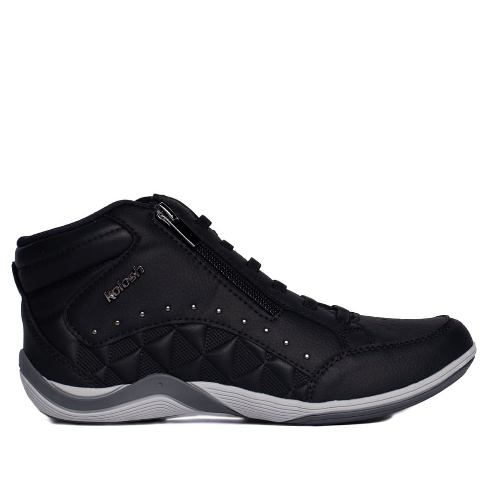 Tênis Feminino Kolosh Almeria Cano Alto Preto