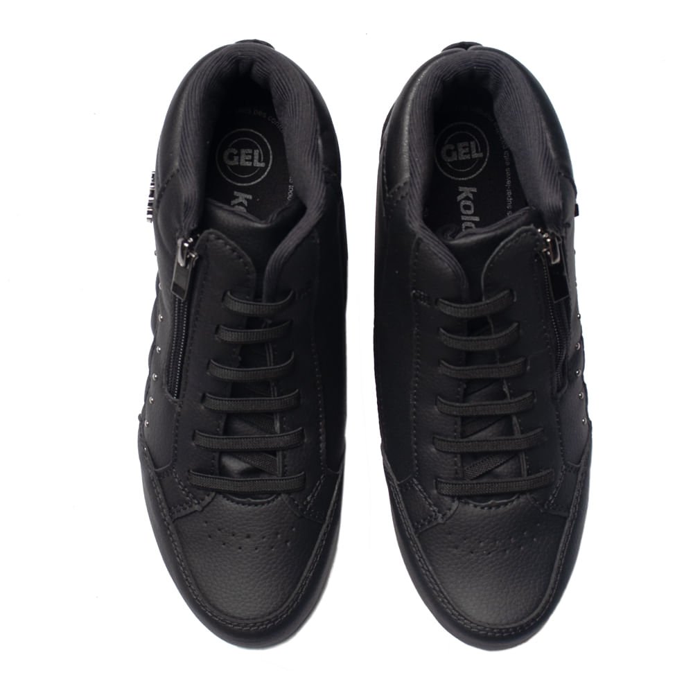 Tênis Feminino Kolosh Almeria Cano Alto Preto Preto 4