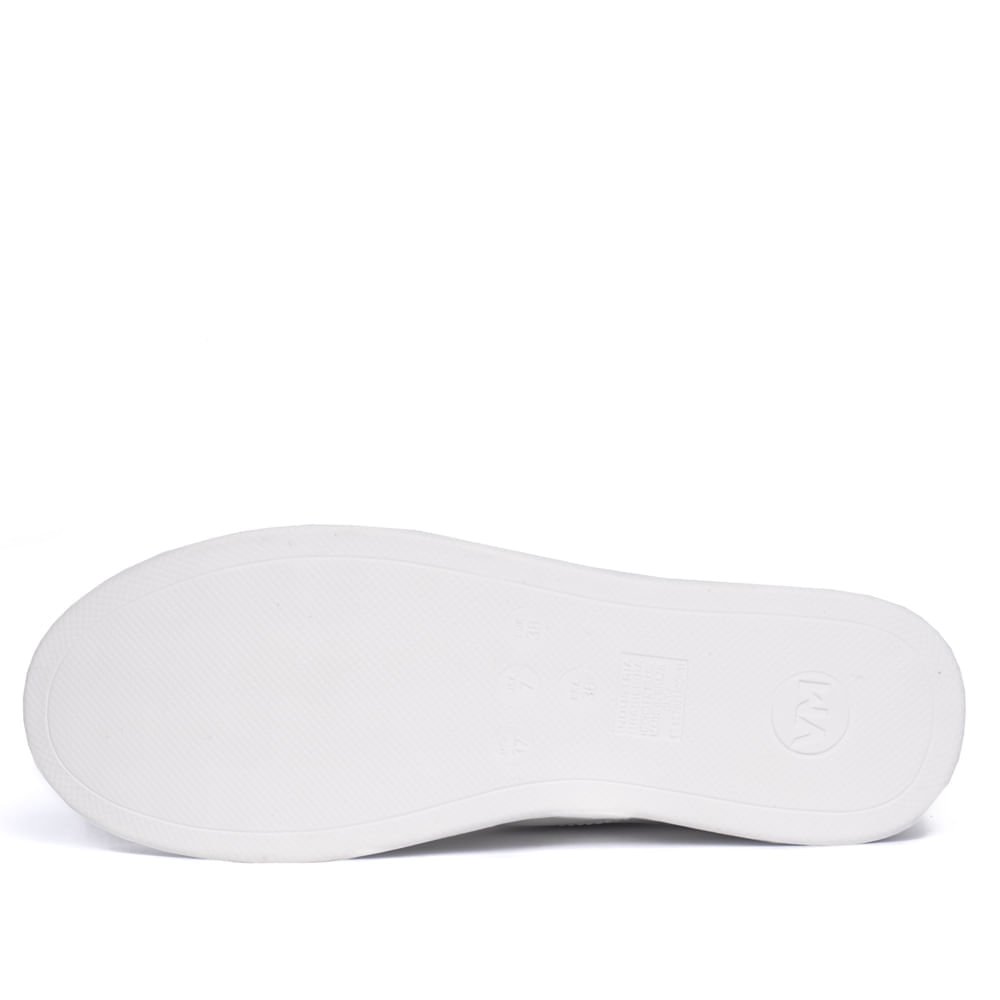 Tênis Feminino Via Marte com Pingentes Strass Branco Branco 2