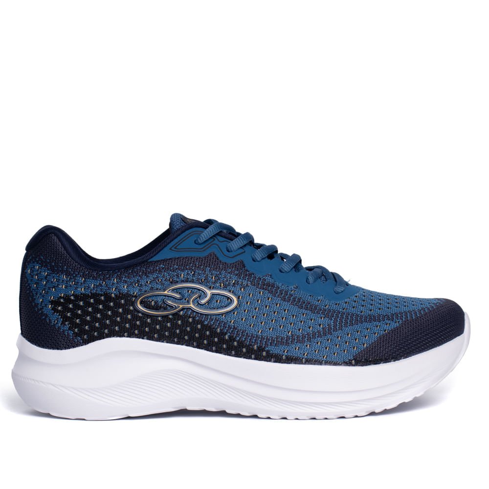 Tênis Masculino Olympikus Soma Azul/Preto
