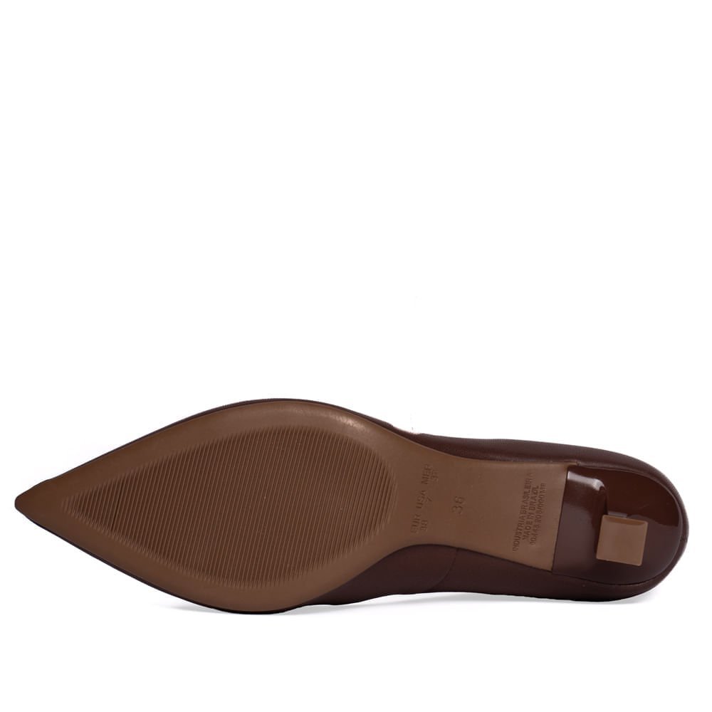 Sapato Feminino Bebecê Scarpin Marrom/Chocolate Marrom 2