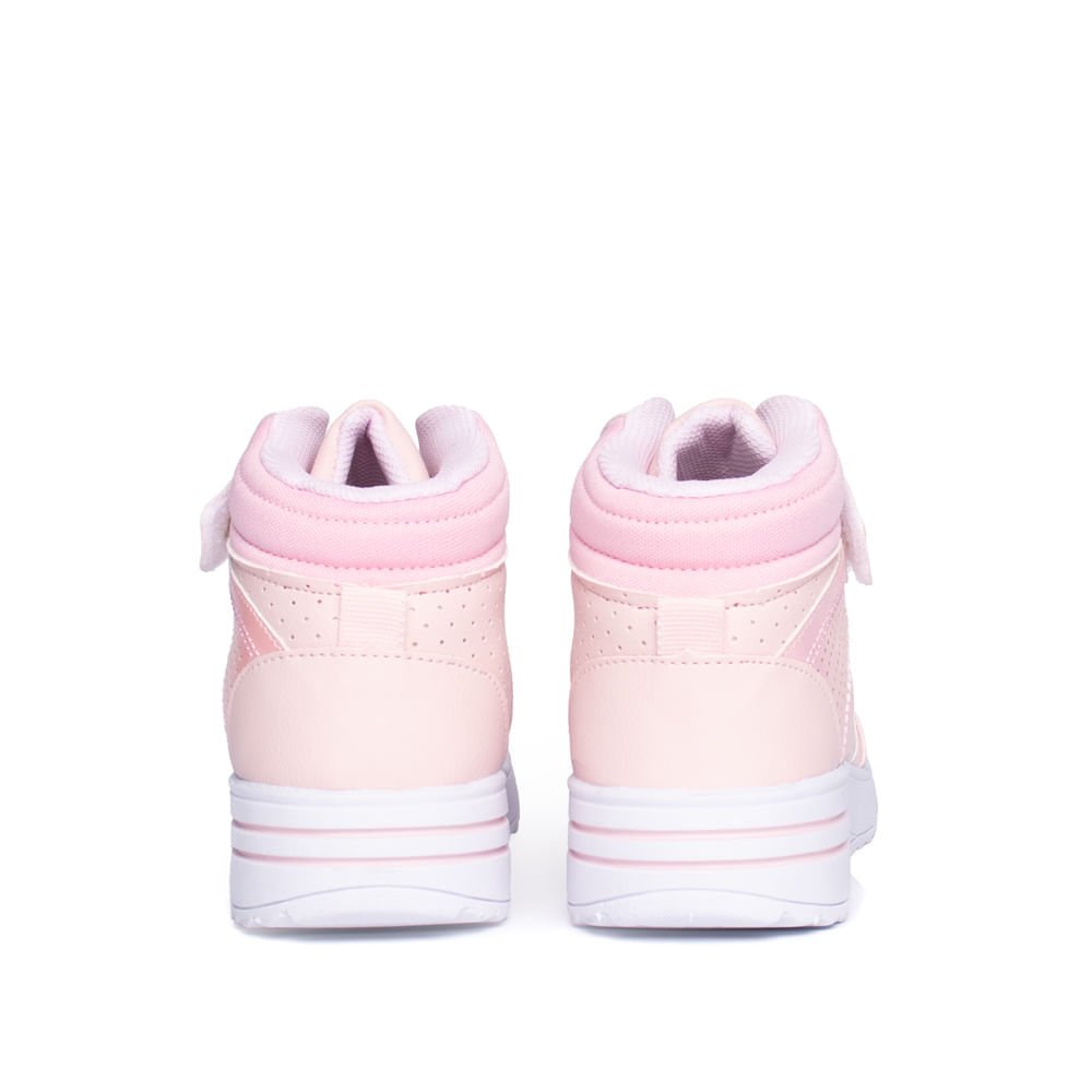 Tênis Infantil Club Happy Teen Refletivo Rosa Claro Rosa Claro 3