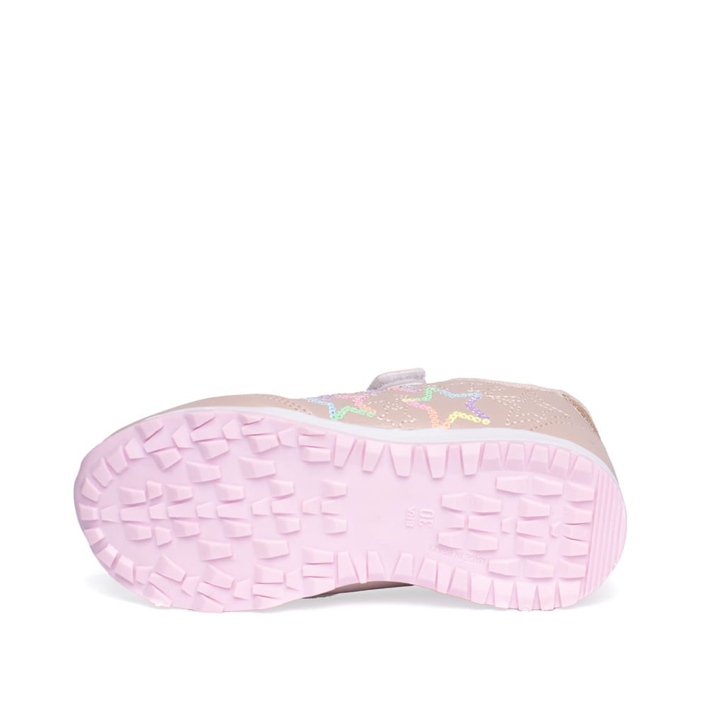 Tênis Infantil Club Happy Galaxy Estrelas Rosa Antigo Rosa Antigo 2