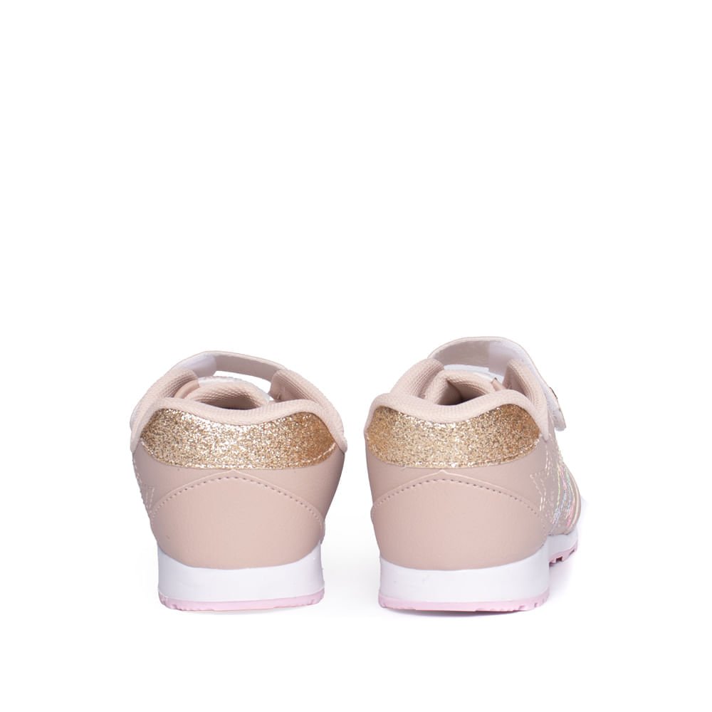 Tênis Infantil Club Happy Galaxy Estrelas Rosa Antigo Rosa Antigo 3