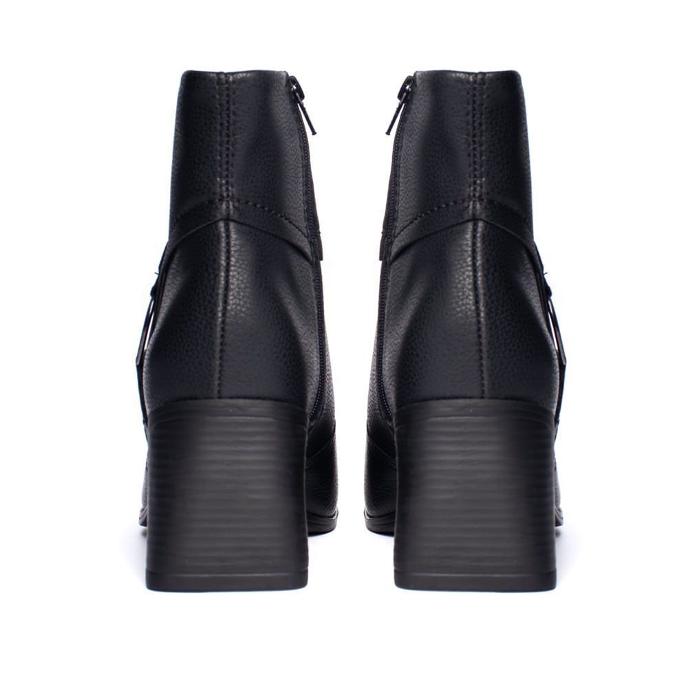 Bota Feminina Bottero Cano Curto Preto Preto 3