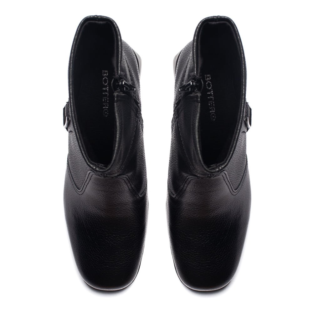 Bota Feminina Bottero Cano Curto Preto Preto 4