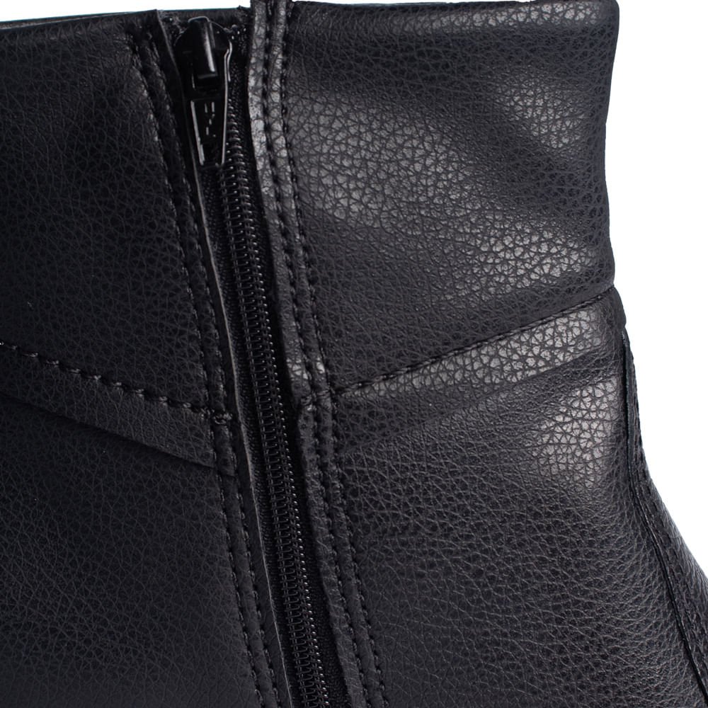 Bota Feminina Bottero Cano Curto Preto Preto 6
