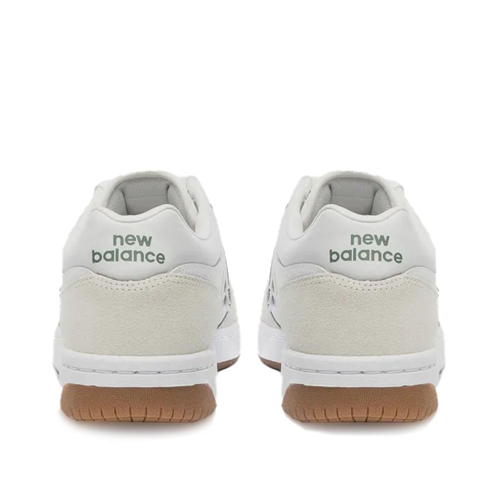 Tênis Masculino New Balance 480 Low Casual Branco Branco 3