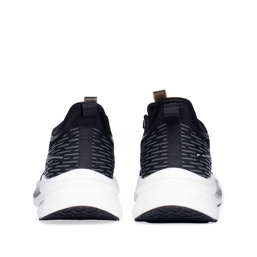 Tênis Pegada Masculino Esportivo Preto Preto 3