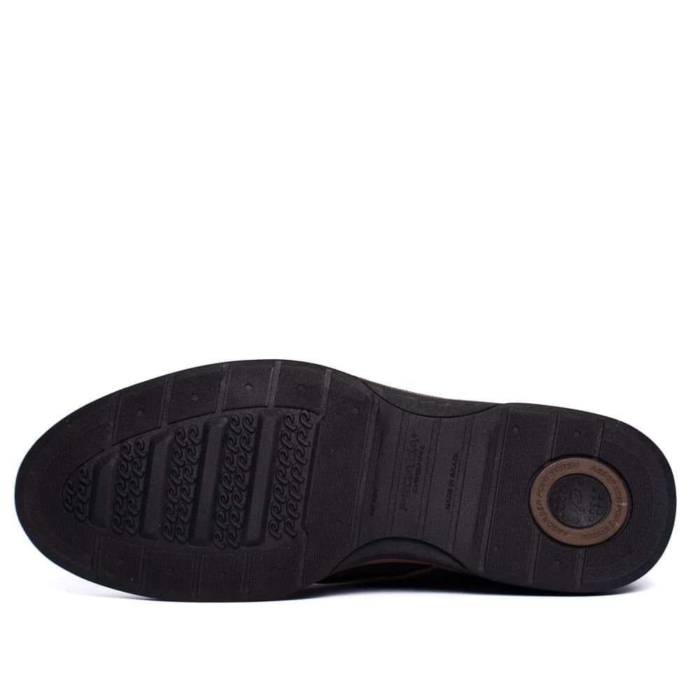 Bota Masculina Pegada Cardiff Couro Rustic Marrom Marrom 2