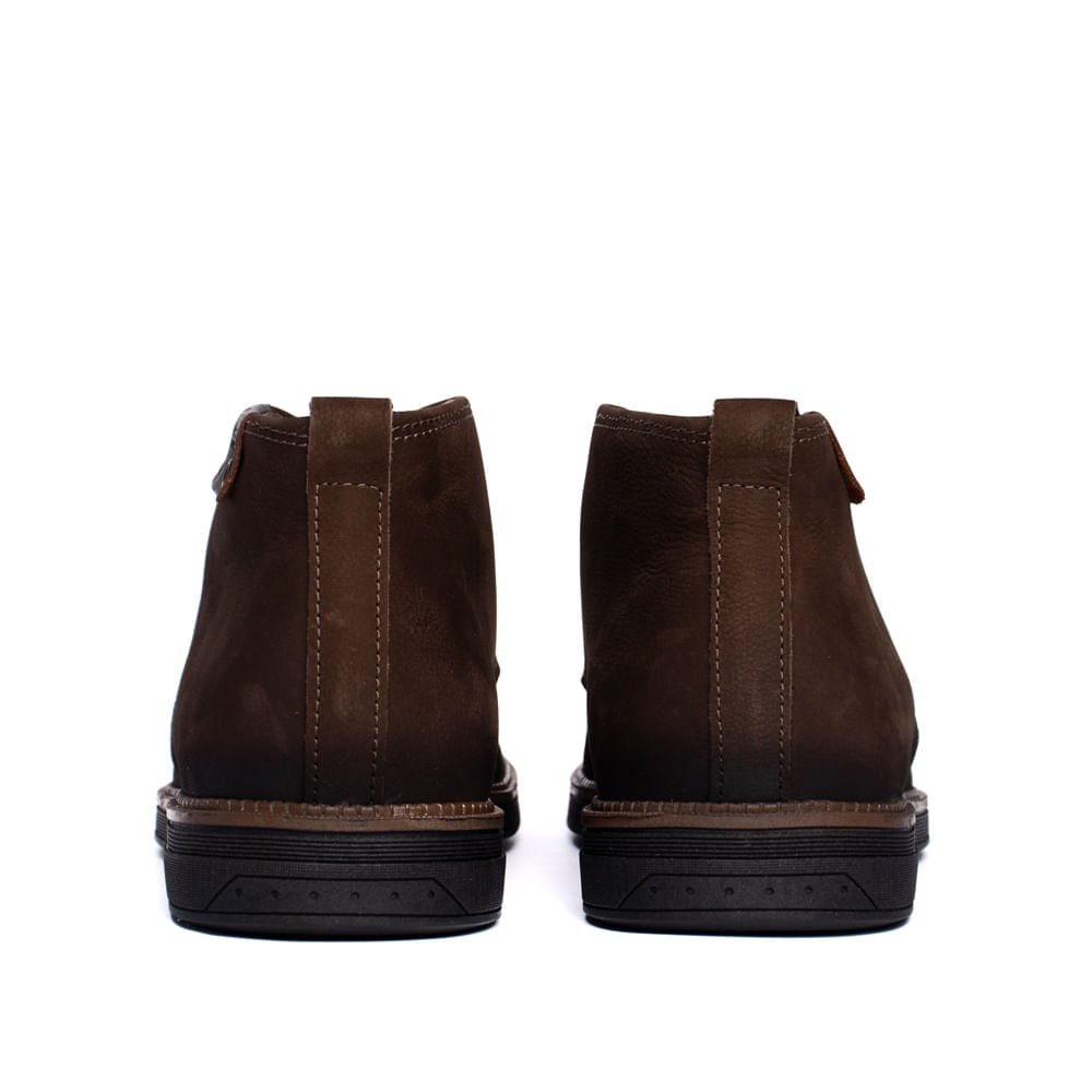 Bota Masculina Pegada Cardiff Couro Rustic Marrom Marrom 3
