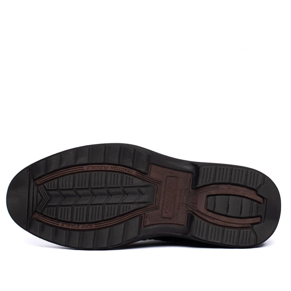 Bota Masculina Pegada Dubai Napa/Lona Marrom Marrom 2