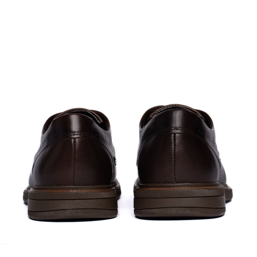 Sapato Masculino Democrata Social Couro Bay Redondo Preto Preto 3