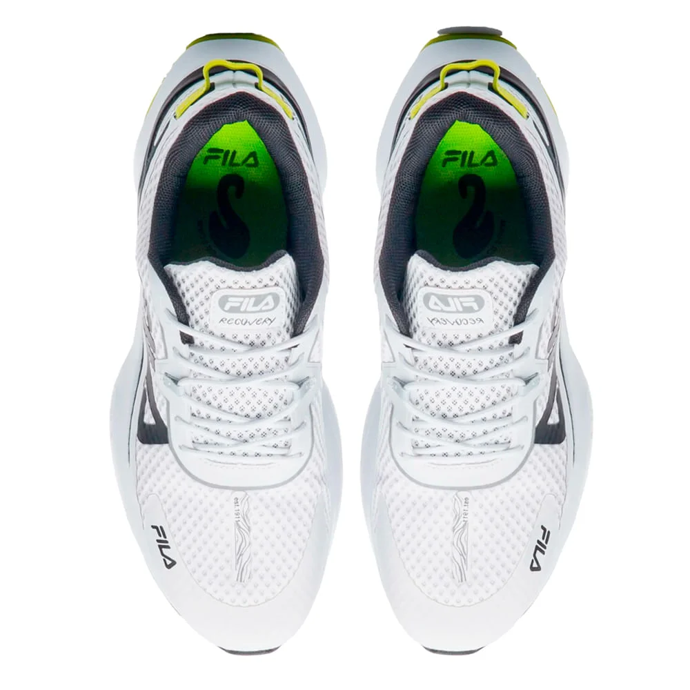 Tênis Masculino Fila Recovery Branco/Preto Branco/Preto 4