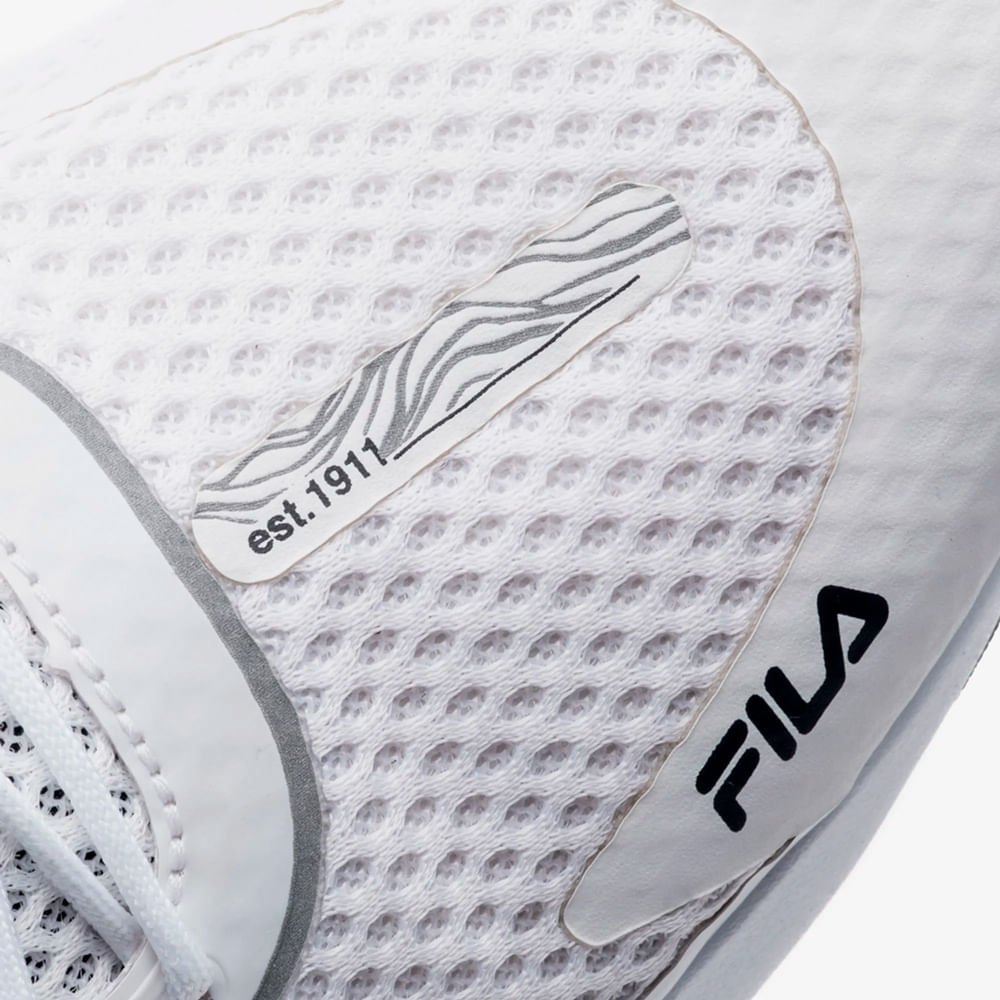 Tênis Masculino Fila Recovery Branco/Preto Branco/Preto 6