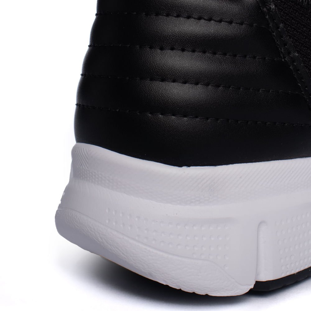 Tênis Feminino Comfortflex 90302 Preto Preto 5