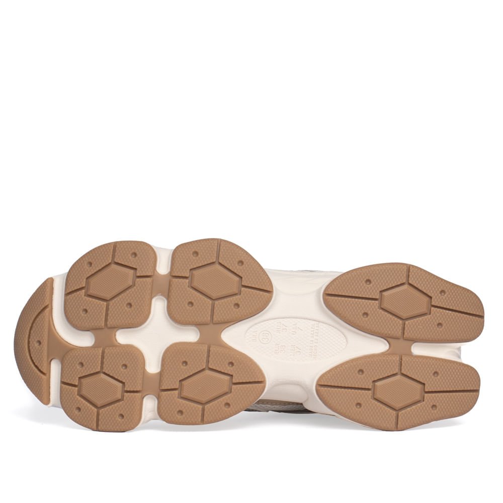 Tênis Feminino Ramarim Almond SNK Bege/Rosa Bege 2