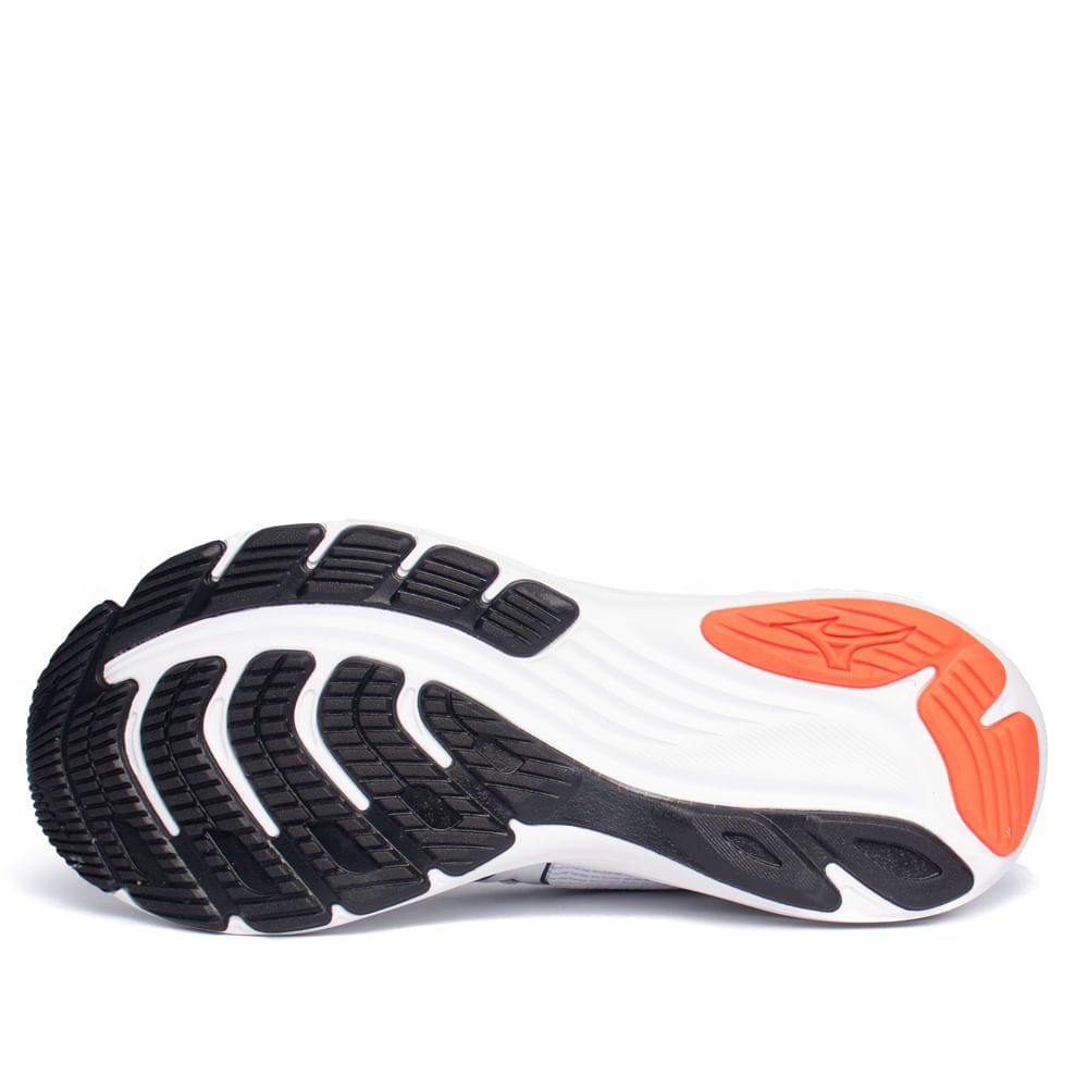 Tênis Masculino Mizuno Goya 2 Cinza Claro/Laranja Branco 2