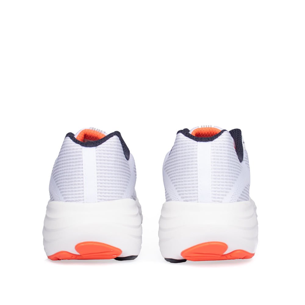 Tênis Masculino Mizuno Goya 2 Cinza Claro/Laranja Branco 3