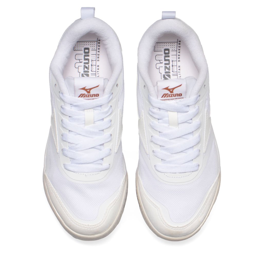 Tênis Feminino Mizuno Edo Cross Branco Branco 4