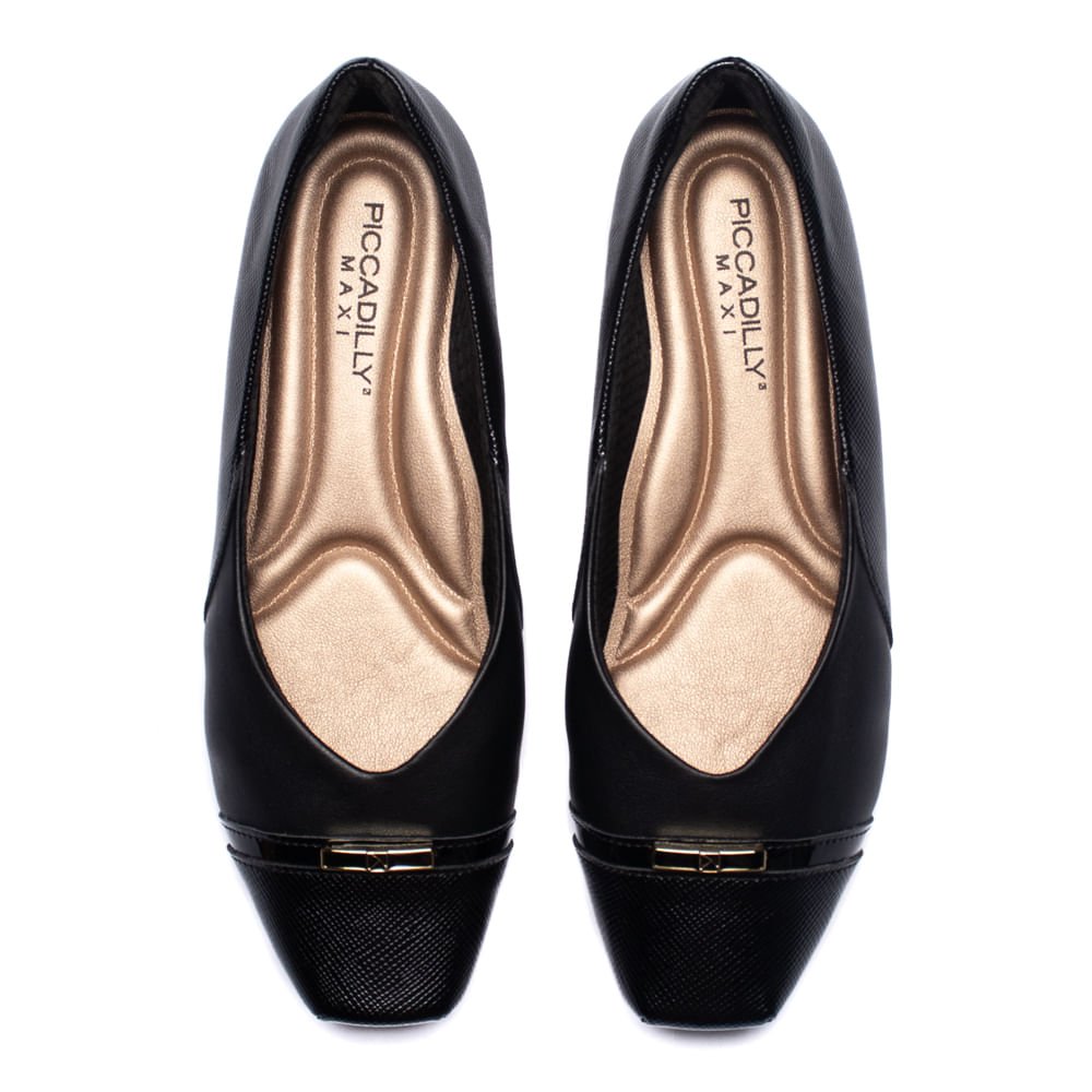 Sapato Piccadilly com Tecnologia Maxi Preto 4