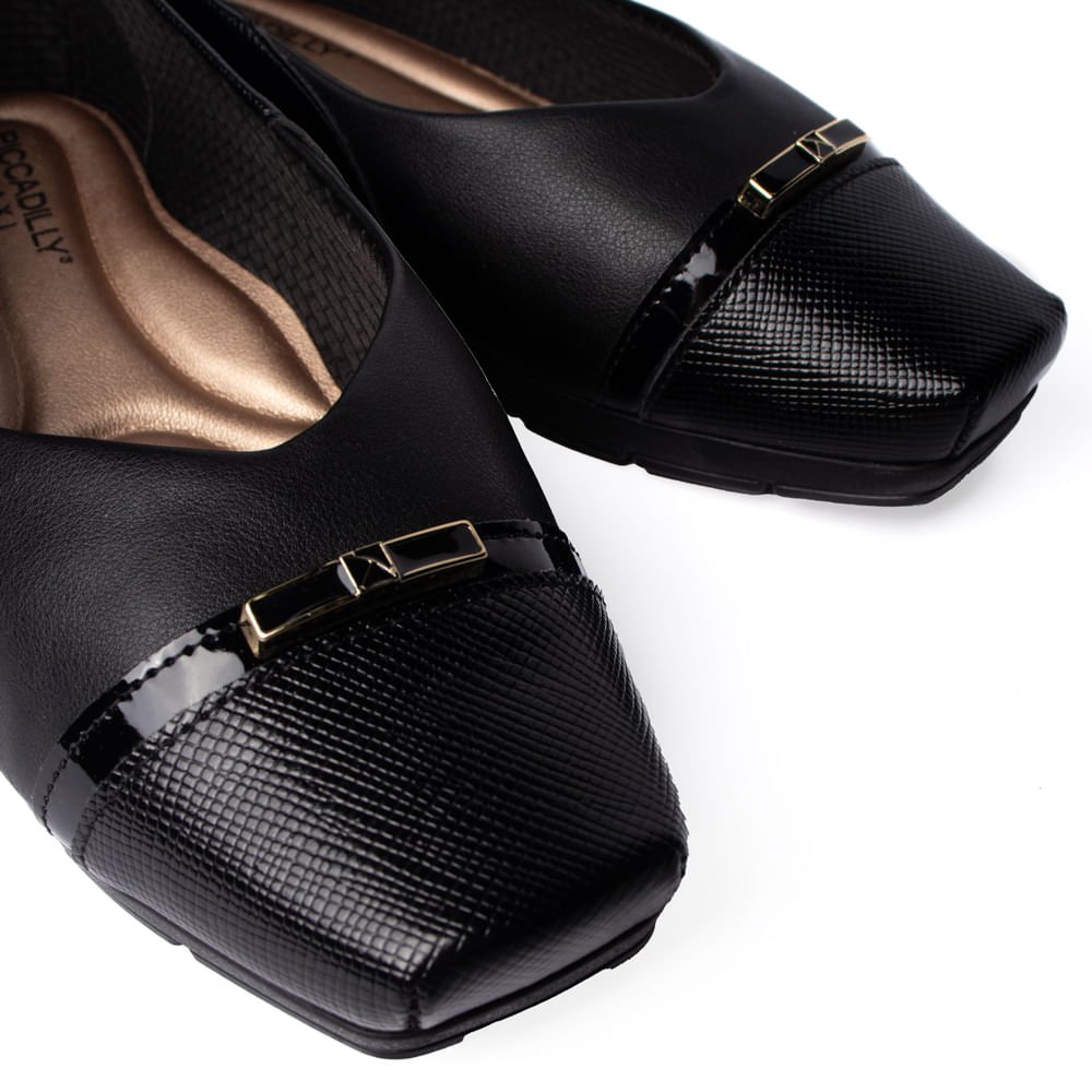 Sapato Piccadilly com Tecnologia Maxi Preto 5