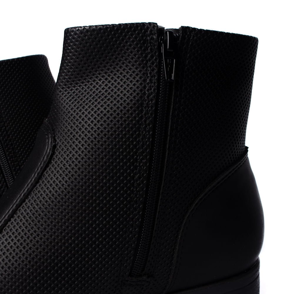 Bota Feminina Modare Napa Cano Curto Preto Preto 6