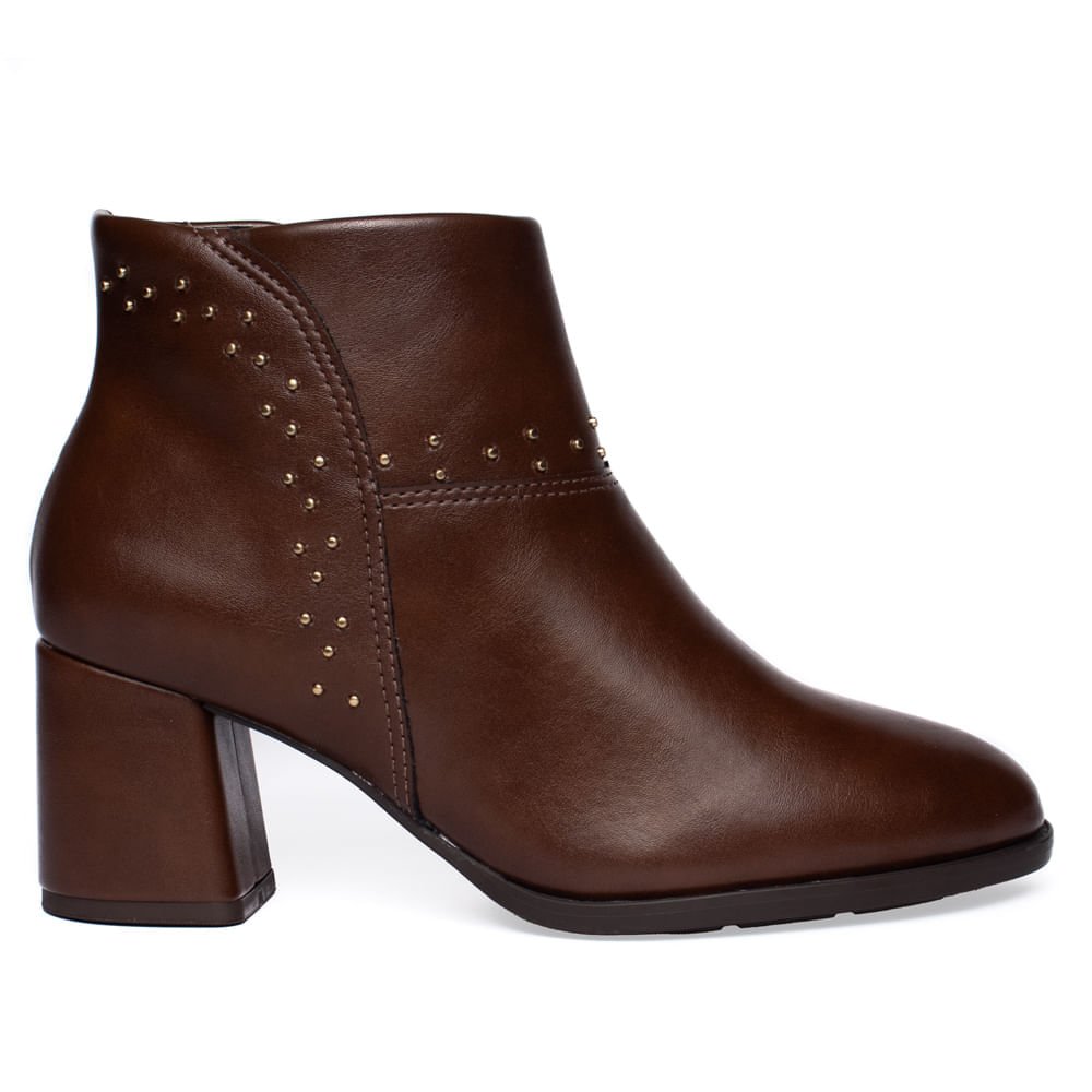 Bota Feminina Modare Cano Curto Marrom