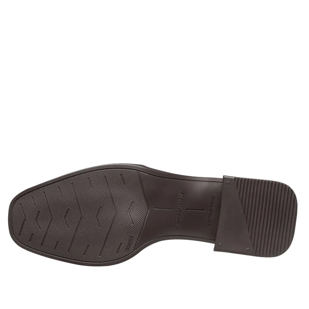 Bota Feminina Pegada Fivela de Couro Marrom 2