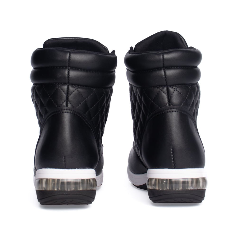 Bota Feminina Modare Napa Suprema Preto/Branco Preto/Branco 3