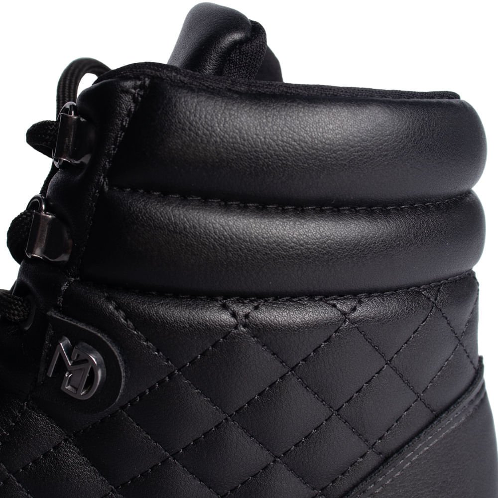 Bota Feminina Modare Napa Suprema Preto/Branco Preto/Branco 5