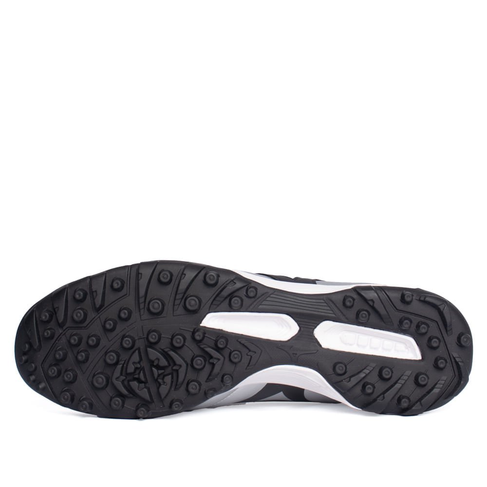 Chuteira Mizuno Morelia Classic Society Prata/Preto Preto 2