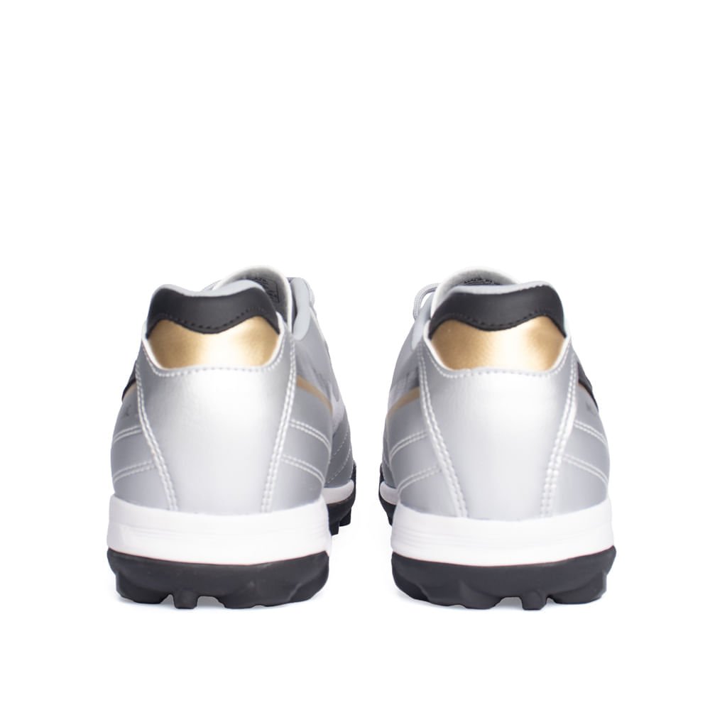 Chuteira Mizuno Morelia Classic Society Prata/Preto Preto 3