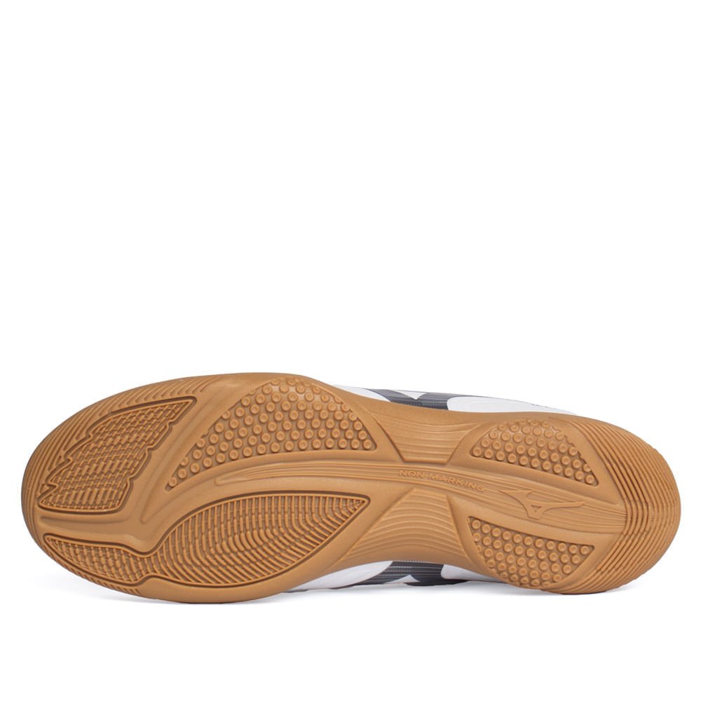 Chuteira Futsal Mizuno Regent IN Branco/Preto Branco/Preto 2