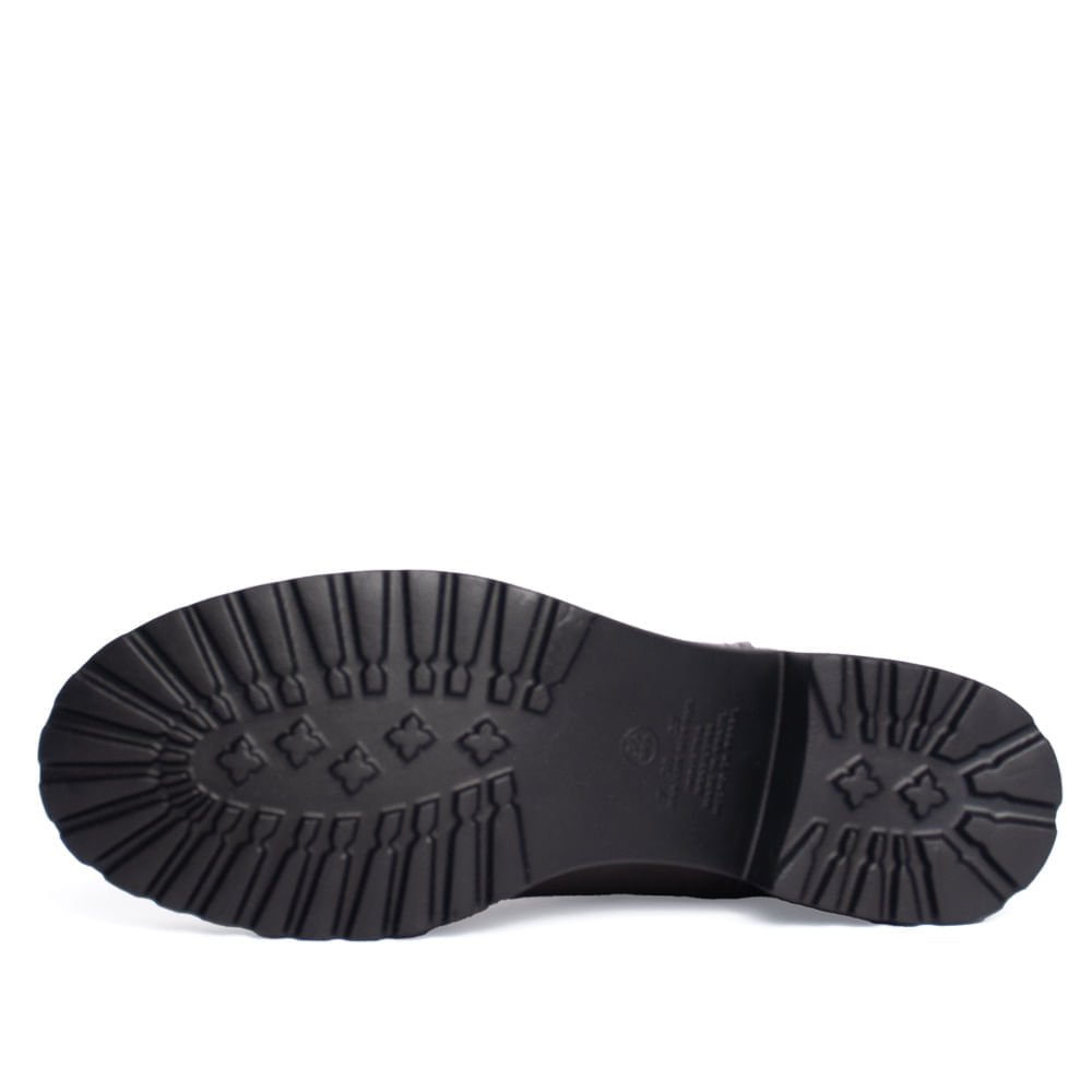 Bota Feminina Modare Napa Com Aplicação Marrom Escuro Marrom Escuro 2