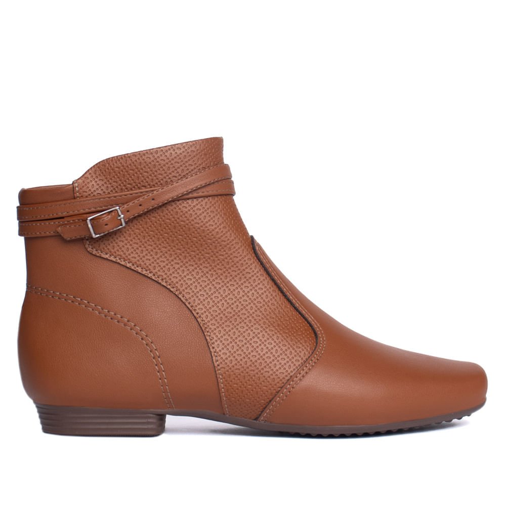 Bota Feminina Picadilly com Fivela Terracota