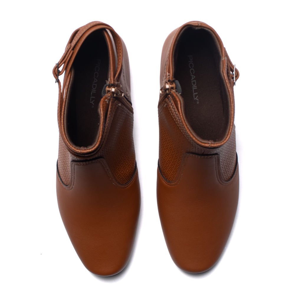 Bota Feminina Picadilly com Fivela Terracota Terracota 4