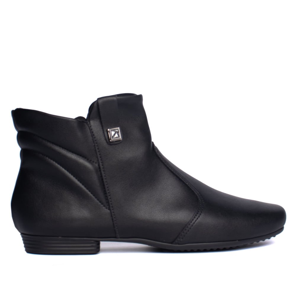 Bota Feminina Piccadilly Cano Curto Preto