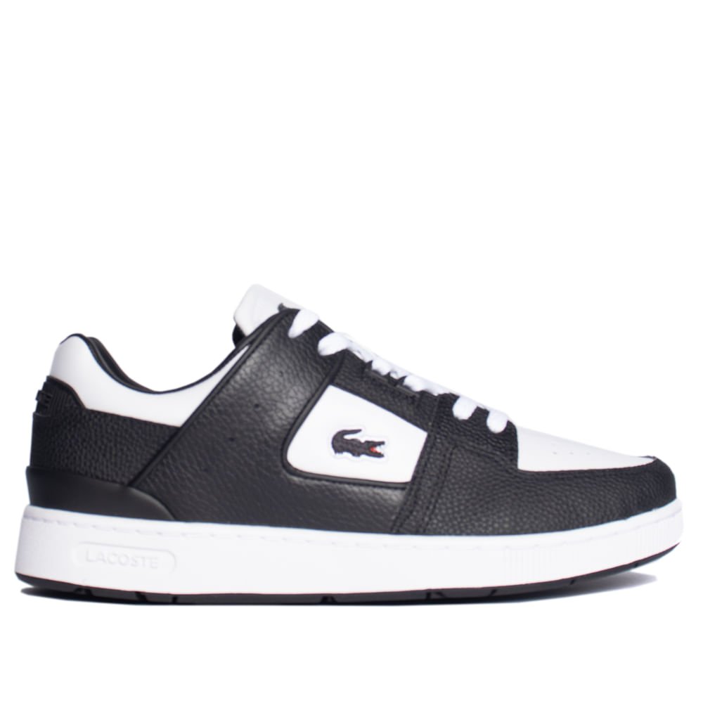 Tênis Masculino Lacoste Court Cage Preto/Branco