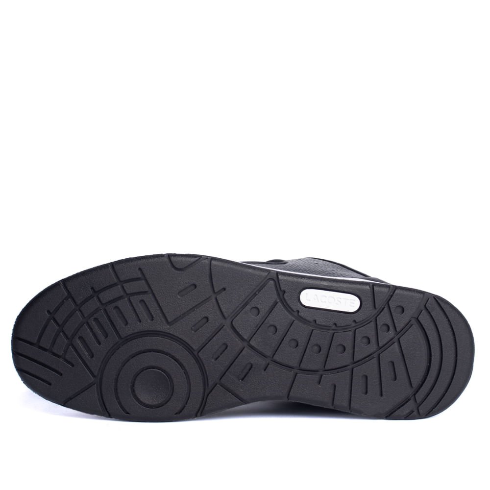 Tênis Masculino Lacoste Court Cage Preto/Branco Preto/Branco 2