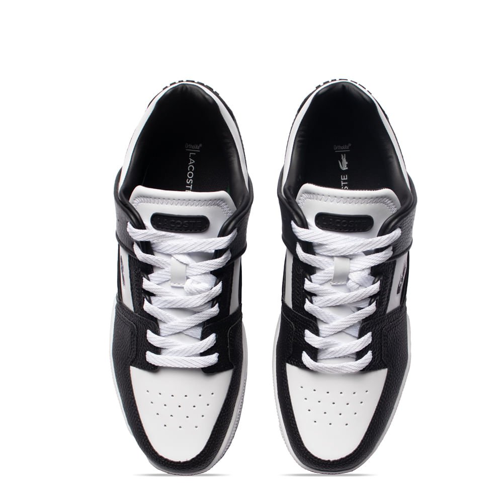Tênis Masculino Lacoste Court Cage Preto/Branco Preto/Branco 4