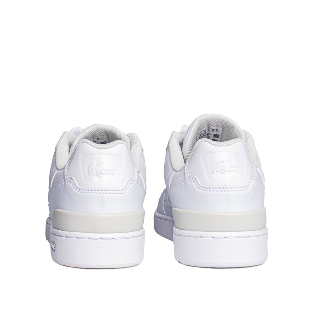 Tênis Feminino Lacoste T-Clip Branco Branco 3