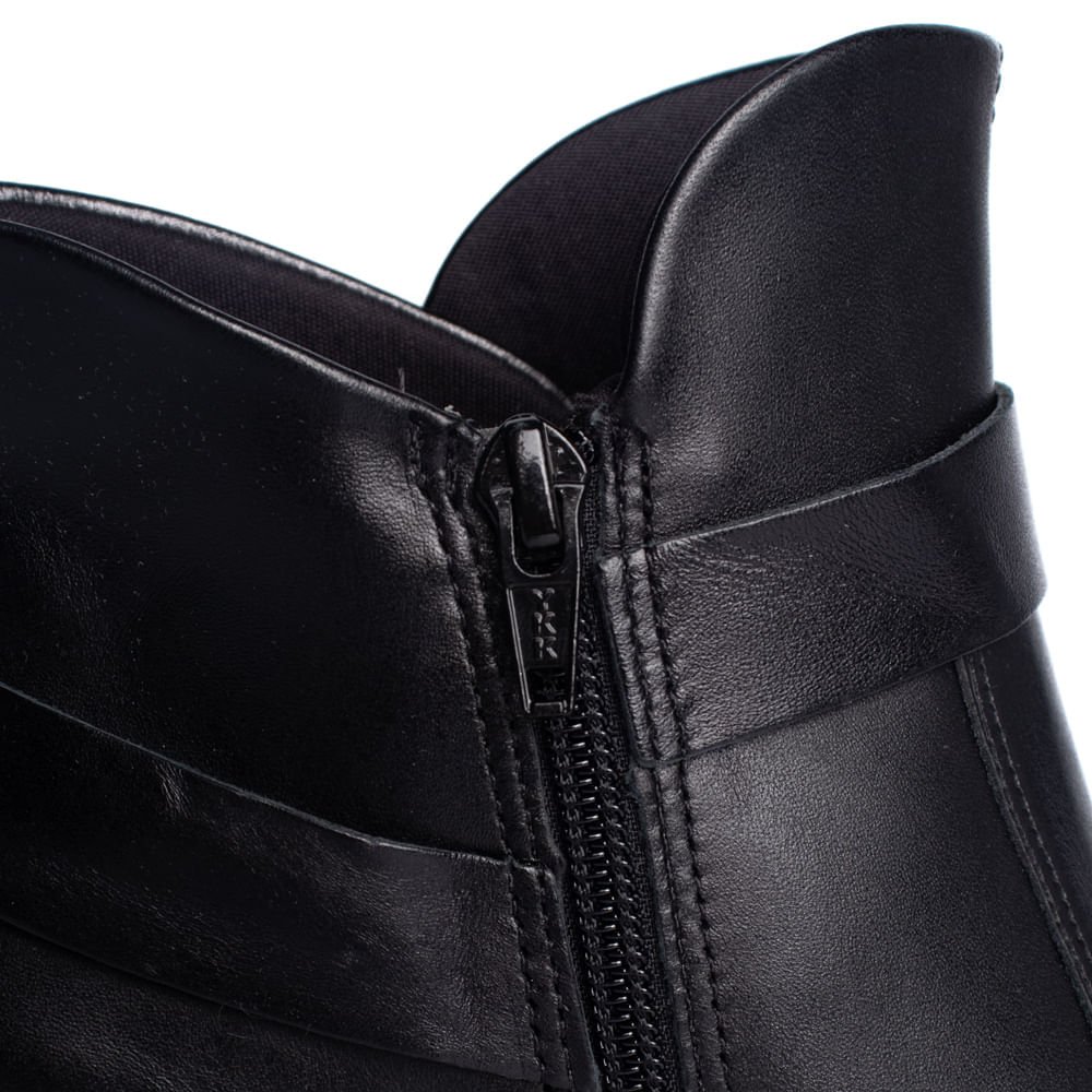 Bota Feminina Ramarim Couro Preto Preto 5