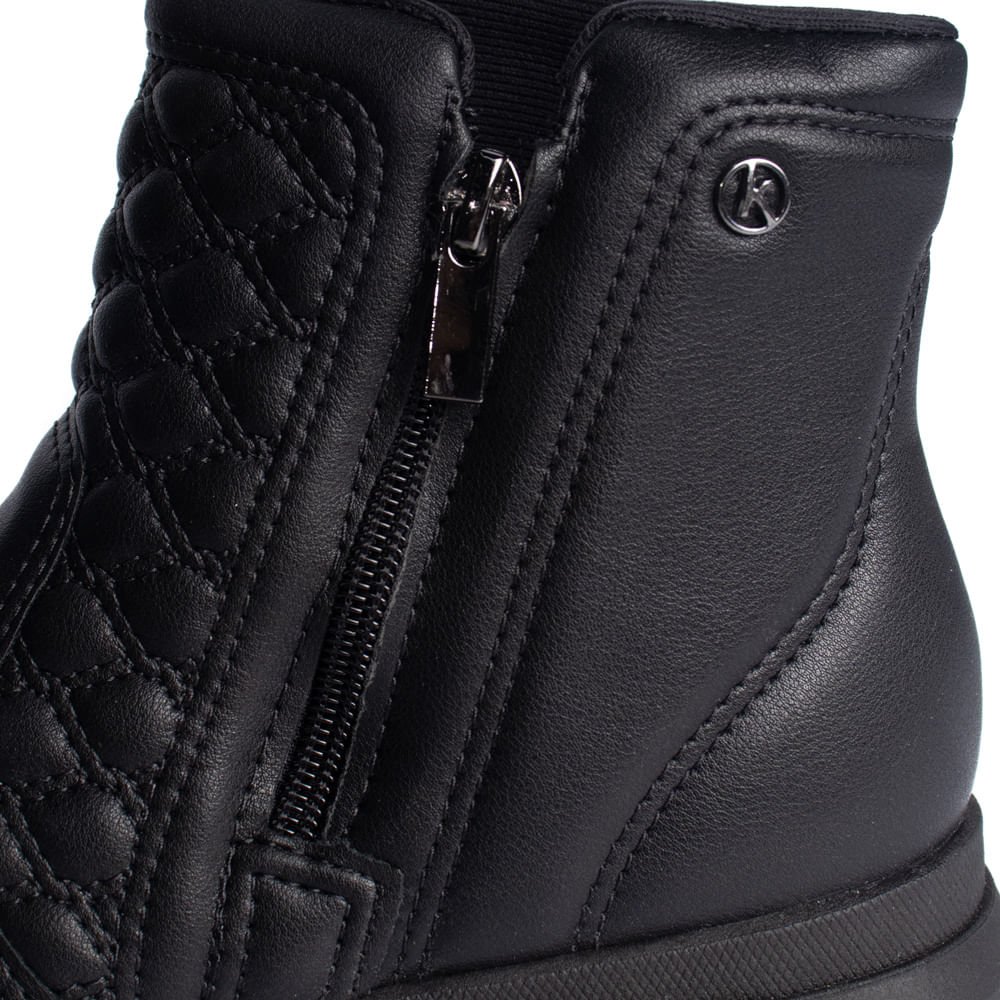 Bota Feminina Kolosh Adventure Matelassê Preto Preto 5