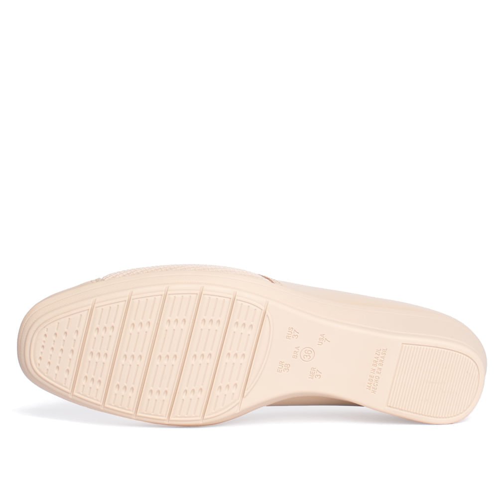 Sapato Feminino Comfortflex Anabela Nude Nude 2