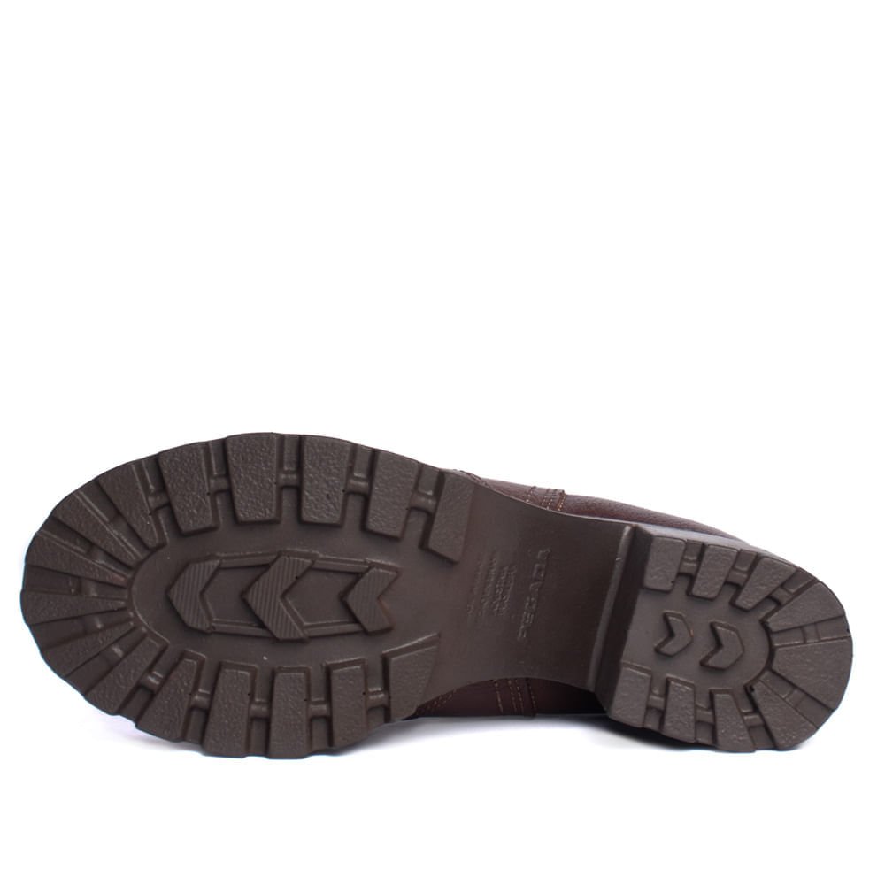 Bota Feminina Pegada Cano Curto Chelsea Napa Marrom Marrom 2