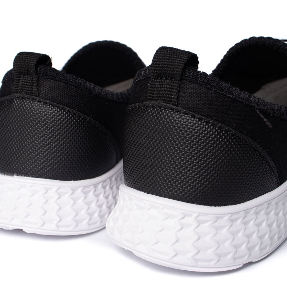 Tênis Infantil Club Happy Calce Fácil Preto Preto 5